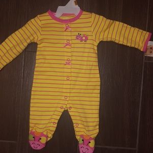 Newborn Carters long sleeve footie pajamas